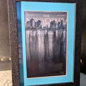 Framed New Yorker Cover Postcard Print Of September 12 2011 Cover